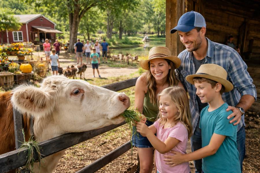 Family Adventures: Exploring Oklahoma Farm Tours with Kids at 984 Farms